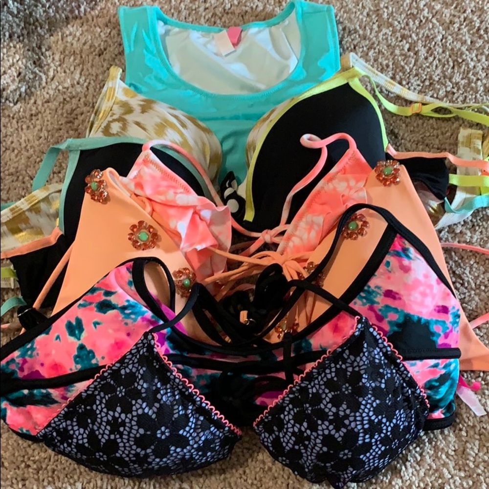 LOT OF VICTORIA SECRET BIKINI TOPS!!!!